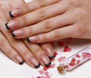 Black French Tip Nail Designs for a Chic Look